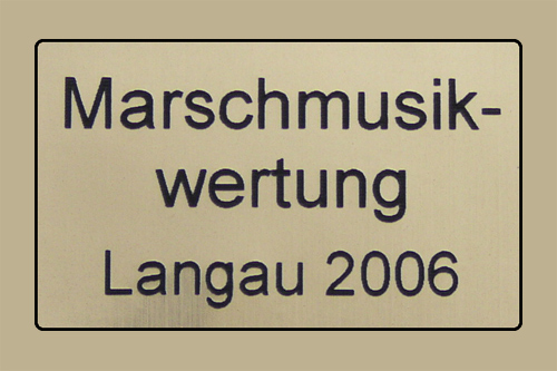 Pokalschild