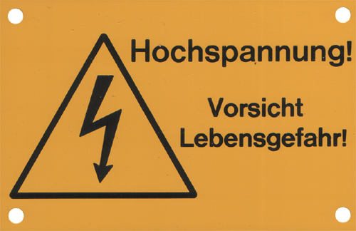 Warnschild